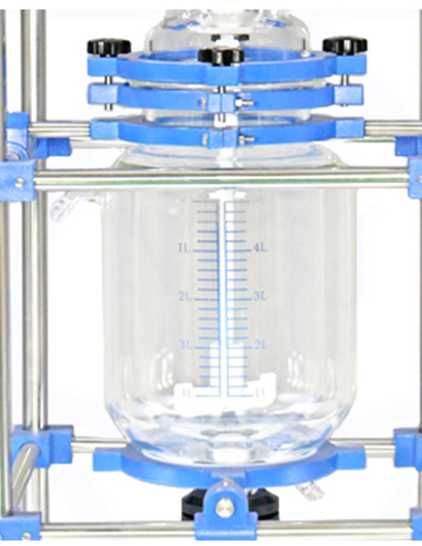 0.25L-3L PLC Jacketed Glass Reactor - 图片 2